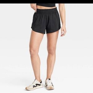 All in Motion Women's Black Athletic Shorts